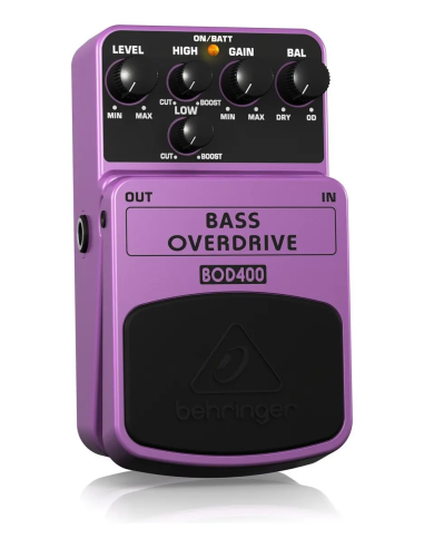 Pedal De Baixo Overdrive Behringer Bod-400