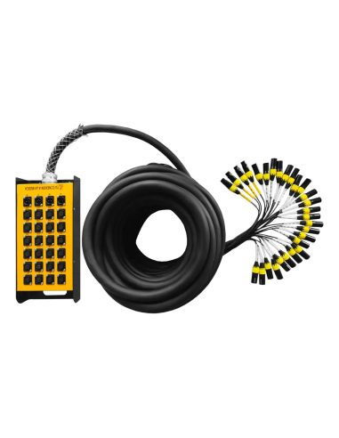 Snake 24 Canales, 4 Retornos, 30m Solcor Rs24c30
