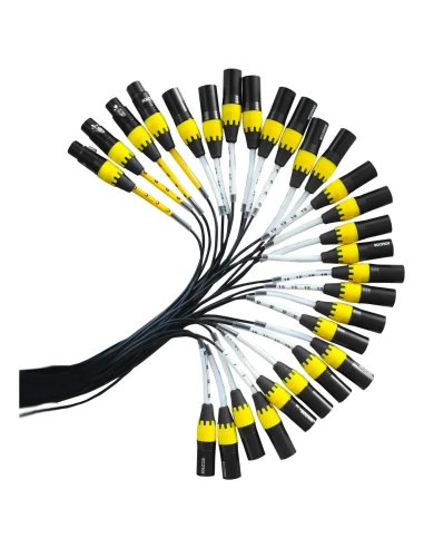 Snake 24 Canales, 4 Retornos, 30m Solcor Rs24c30