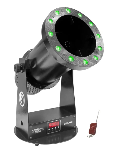 Maquina De Confeti Profesional 12led Rgb Party Shot Steelpro