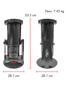 Maquina De Confeti Profesional 12led Rgb Party Shot Steelpro 2
