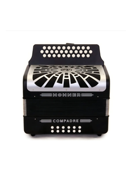 Hohner Acordeón Compadre Fbbeb Negro A48421