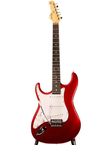 Guitarra Tagima Stratocaster Tg500 Sb para zurdos, profesional, color caramelo, manzana,