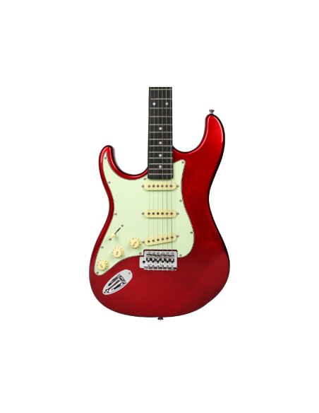 Guitarra Tagima Stratocaster Tg500 Sb para zurdos, profesional, color caramelo, manzana,