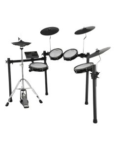 Batería Electrónica Drumco Mercury II con 9 Pads y Pedal de Bombo Color Negro