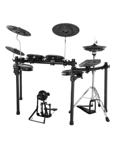 Batería Electrónica Drumco Mercury II con 9 Pads y Pedal de Bombo Color Negro 2