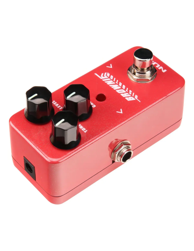 Pedal Distorsión NUX Brownie NDS-2 Para Guitarra Eléctrica Rojo
