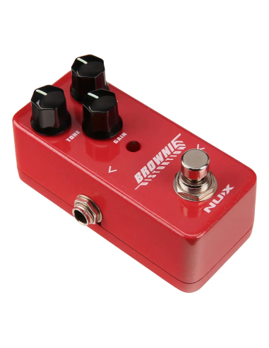 Pedal Distorsión NUX Brownie NDS-2 Para Guitarra Eléctrica Rojo