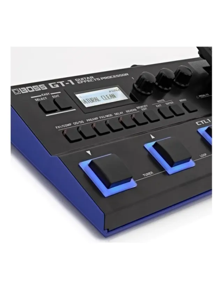 Pedal de efecto Boss GT Guitar Effects Processor GT-1 negro