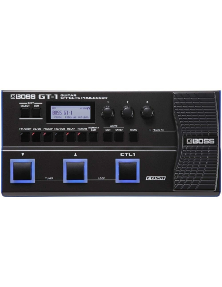 Pedal de efecto Boss GT Guitar Effects Processor GT-1 negro