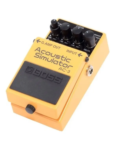 Pedal De Guitarra Ac-3 Acustic Simulator - Ac3 Boss Cor Laranja-claro