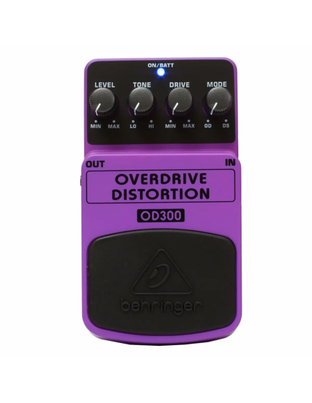 Behringer Od-300 Pedal Overdrive/distortion Full Color Lila
