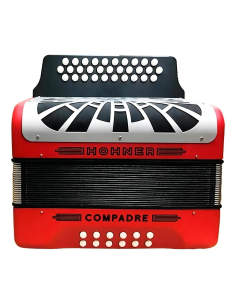 Acordeón Diatónico Hohner A48441 31 Botones Rojo 2