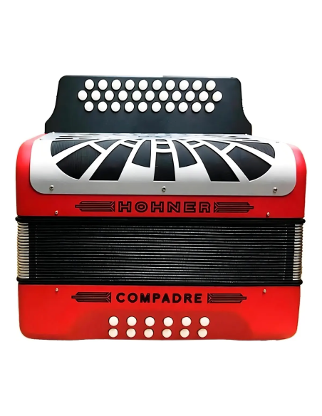 Acordeón Diatónico Hohner A48441 31 Botones Rojo