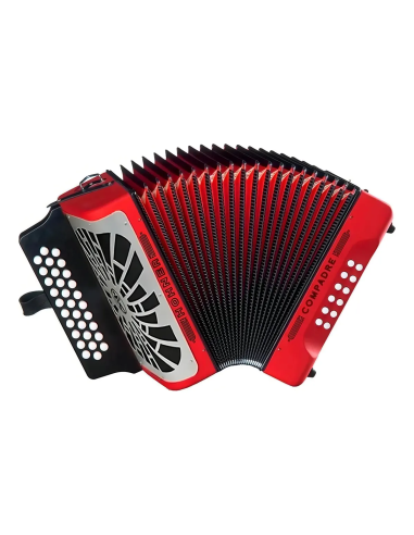 Acordeón Diatónico Hohner A48441 31 Botones Rojo