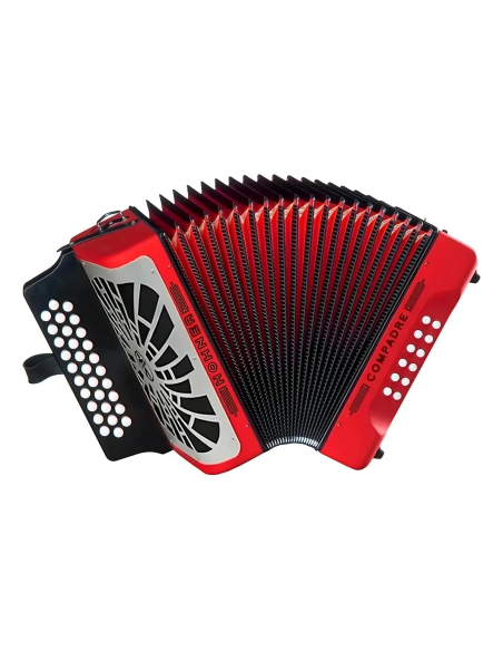 Acordeón Diatónico Hohner A48441 31 Botones Rojo