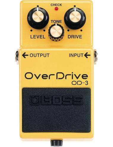 Pedal de efecto Boss OverDrive OD-3 amarillo