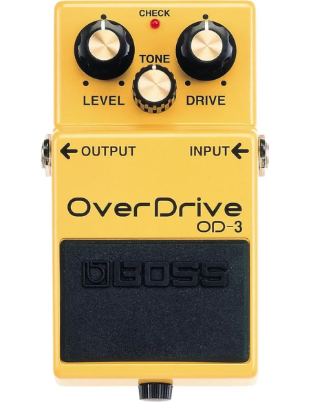 Pedal de efecto Boss OverDrive OD-3 amarillo