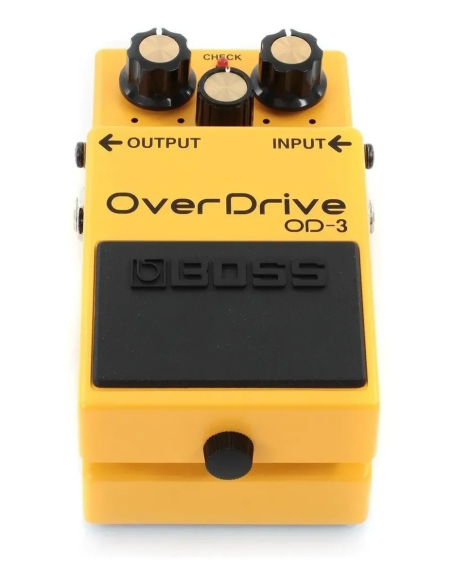 Pedal de efecto Boss OverDrive OD-3 amarillo