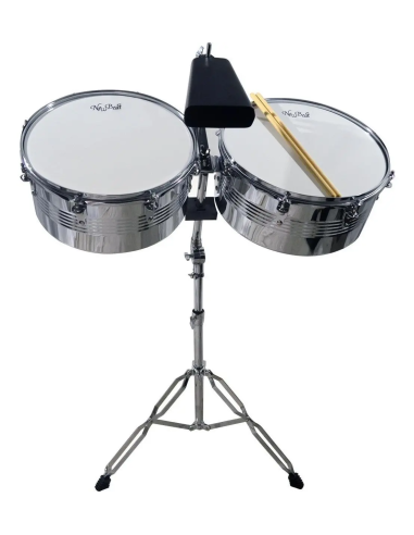 Timbales New Beat Lt-256cas con cencerro incluido