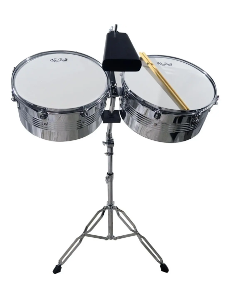 Timbales New Beat Lt-256cas con cencerro incluido
