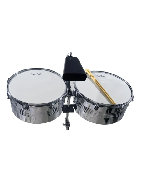 Timbales New Beat Lt-256cas con cencerro incluido
